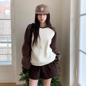 [다잇템] 여자 양기모 티셔츠 라글란 오버루즈핏 맨투맨_23961723_588872