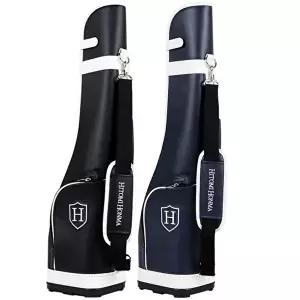 히토미 혼마 심플 배색 스탠드 하프백 파크골프가방