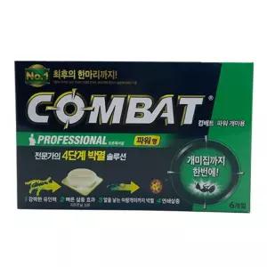 붙이는 개미약 6개입 개미집 퇴치제 부착형 살충 박멸 여왕개미 컴배트