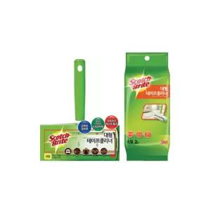 3M 대형테이프클리너 팩 1H2R/돌돌이/롤크리너/리필/롤클리너/먼지/제거/테이프/청소/롤찍찍이/머리카락