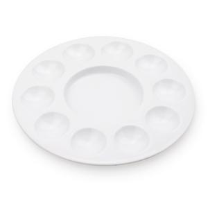 원형파레트 10칸 대 1p 수채화 미술 준비물 그림 물감 팔레트 초등학생 성인 그림그리기 색칠 물통