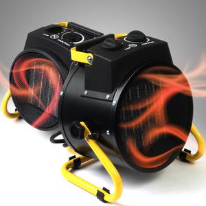 PCT 전기팬히터 TS-FH3K 산업용 캠핑 텐트 전기난로 미니 소형 열풍기 온풍기 온열난방기