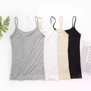 끈나시 밤부모달 끈런닝 여성 학생 이너나시 빅사이즈 레이어드 티셔츠