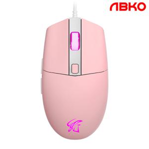앱코 해커 A660 3325 프로페셔널 게이밍 마우스(핑크)