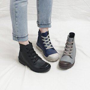 [디아]르시 젤리 하이탑 스니커즈 여름장화 레인부츠 3cm