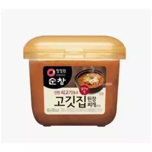 [청정원](의정부점) 순창 고깃집된장찌개양념 450g/각