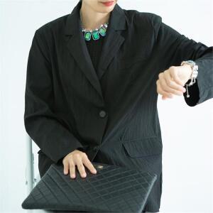 빅사이즈 209 심플뒤트임버튼자켓 DCMK356