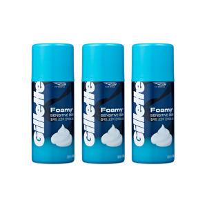 질레트 포오미 센서티브 스킨 쉐이빙 폼 175g 1개입