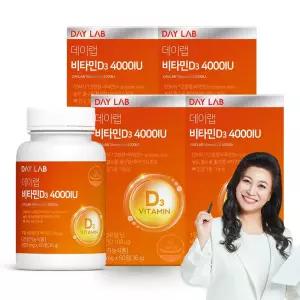 데이랩 비타민D3 4000IU 60정 4박스/8개월분