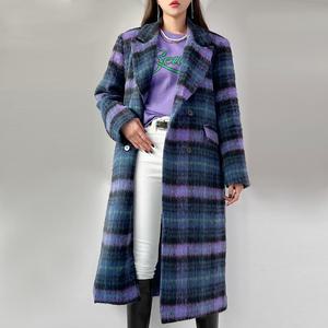 금찌 리스 체크 누빔 코트 JK7092