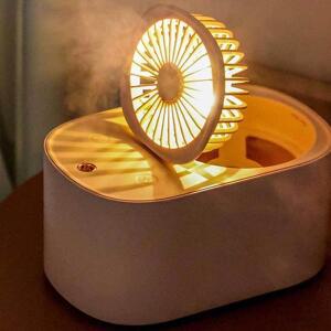 [HYIJU61Y_4B]소형 1인용 선풍기 개인용 가습기 여름