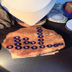 청금석 목걸이 원광 손목 시계