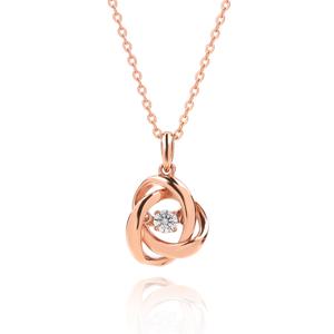 [하나다이아몬드]1부 랩다이아몬드 14k 18k 목걸이 댄싱 프로포즈 데일리 앨리 HNLDN0123