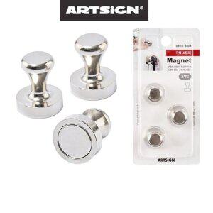 고품질 B스탬프모양 초강력 네오디움 자석후크 중20mm3개 (WFHU4P1)