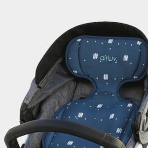 폴레드 에어러브4 도넛 유모차 통풍 시트 스노우블루