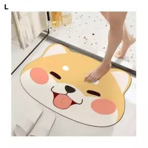 부드러운 욕실 규조토 발매트/폭 주방 논슬립 모던 사각형 반원형 소프트 건조 빠른 유채