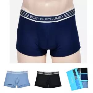 보디가드 부드러운 착용감 남성 드로즈 사각팬티 세트 3매입 언더웨어