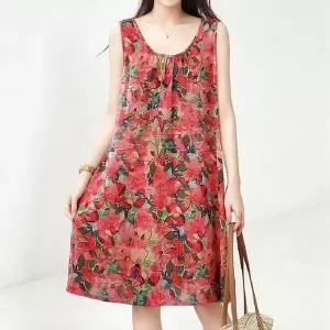 [NS홈쇼핑](삽)잔꽃 인견 원피스 3종[35354155]