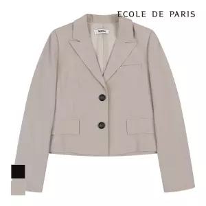 [에꼴드파리] 투버튼 크롭 자켓_CB28WJA008Z