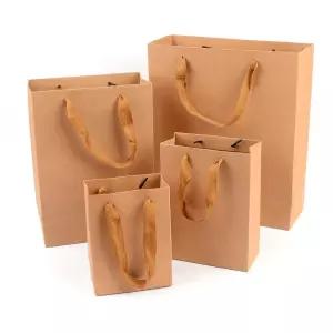 학교 회사 베이직 크라프트지 쇼핑백10P 선물전달 종이백 개업식