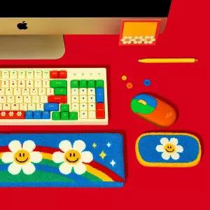 [위글위글] 키보드 마우스 쿠션 손목 받침대 세트 Smile We Love 469195