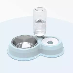 강아지 급체방지 물그릇 밥그릇 반자동 급수 논슬립