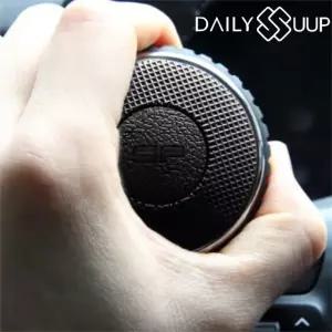 고품질 데일리썹 벌집 패턴 자동차 파워핸들 핸들봉 블랙 (WD45705)