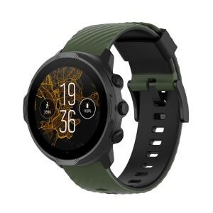 Suunto 7 Spartan Sport Smartwatch 야외 남성용 세련된 맞춤형 손목 밴드 용 조절 가능한 듀얼 컬러 실리