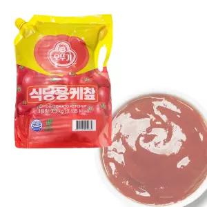 달디단마켓 오뚜기 토마토케찹 3.3kg 식당요 케찹 업소용