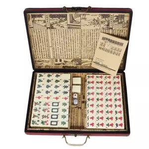일본 마작 세트 마작패 중국 휴대용 리치 게임 보드
