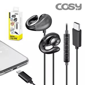 C타입 유선이어폰 이어커프형 스마트폰 태블릿PC 노트북