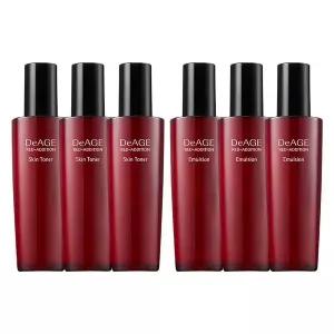 [참존화장품]참존 디에이지 레드 에디션 3+3 기초 듀오세트 스킨 로션 120ml 단품 총 6개..[35582613]