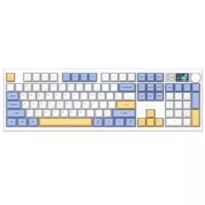 앱코 키보드 유무선 블루투스 조약돌 블루레몬 화이트