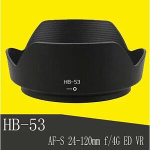 HB-53 77mm 총검 마운트 카메라 렌즈 후드 니콘 AF-S Nikkor 24-120mm f/4G ED VR