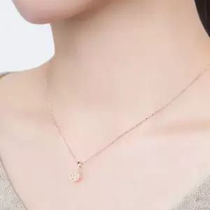 [라울스톤][라울스톤] 14K GP 별 큐빅 펜던트 로즈골드 여자 레이어드 체인 패