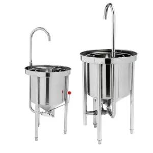 쌀씻는 도구 쌀씻는기계 스테인레스 50KG 야채세척 대형 세미기 누룽지 쌀세척기
