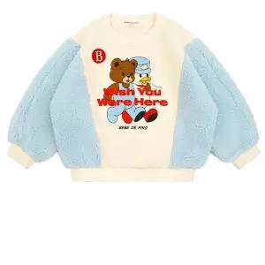 베베드피노_신상 [키즈]틴 프렌즈 컬러블럭 덤블퍼 맨투맨 티셔츠_BP54MR306