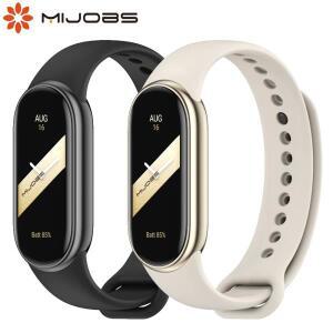 Mi Band 10 9 8 for Xiaomi 스마트 밴드 SmartWatch 글로벌 버전 실리콘 팔찌 Miband 손목 스트랩 용