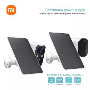 태양광모듈 태양열 Xiaomi 3W 6V 태양 전지 패널 충전기 야외 카메라 초인종 모니터링 미니 Type-C 홈 조명