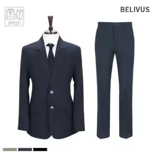 빌리버스 남성 스탠다드핏 수트 싱글 블레이저 정장 슬랙스 셋업 BIT182