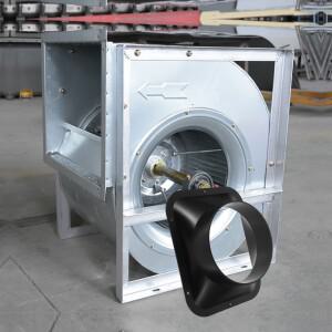 덕트 커넥터 사각 플랜지 플라스틱 출입구 어댑터 공기 환기 역류 방지 밸브 퀵 커넥트 행거 에어