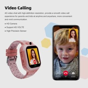 2025 어린이 시계 용 4G Sim 카드 Smartwatch WIFI GPS 트래커 음성 채팅 비디오 통화 모니터 소년 소녀 웨