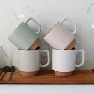 예쁜 RK73AT67 도자기 물잔 음료잔 머그컵 도자기컵 카페컵