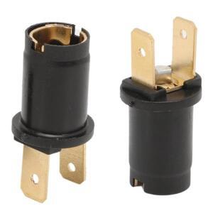 자동차 바이크 오토바이 스쿠터용 사이드 라이트 전구 거치대, 170790 조명 부품, 6V, 12V, 24V Ba9s 989/2