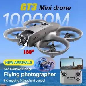 신제품 GT3 드론 8K WIFI GPS 전문가용 HD 항공 촬영 원격 조종 항공기 HD 듀얼 카메라 쿼드콥터 장난감 UA