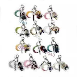  귀멸의칼날칼키링 귀칼굿즈 아크릴 키링 피규어 키홀더 열쇠고리 탄지로 일륜도 젠이츠 13종