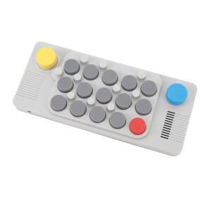 포켓 음악 키보드, 3.5mm 잭으로 조절 가능한 소형 미디 초보자용 키보드 스티커가 있는 블루투스 휴대용 전기