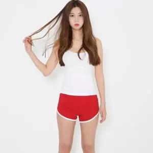 [하프클럽/]여자핫팬츠 밴딩바지 짧은바지 휴가 3부팬츠 면바지