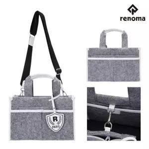 [하프클럽/기타]레노마 골프 여성 골프 수납성 경량 펠트 토트백형 파우치 M