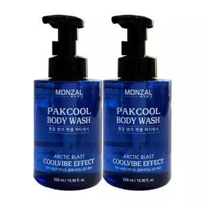 몽잘 맨즈 팍쿨 시원한 쿨링 바디워시 500ml 2개 / 써클